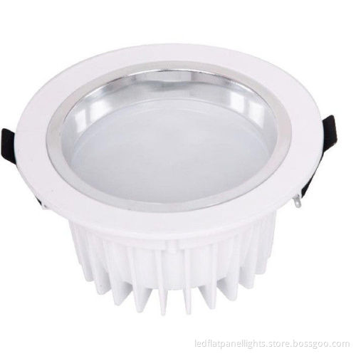 400lm Led Recessed Downlights Fixture With 5700-6300k Pure White For Interior